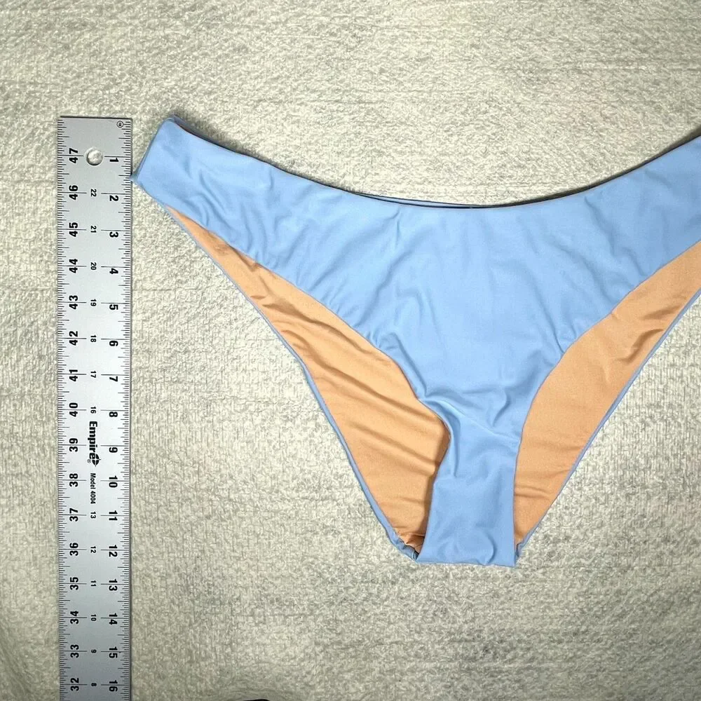 J.Crew‎ Curved-waist Cheeky Bikini Bottom For Women - swimwear Size XL BC125 BMI